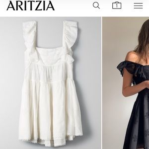 White Aritzia Summer Dress